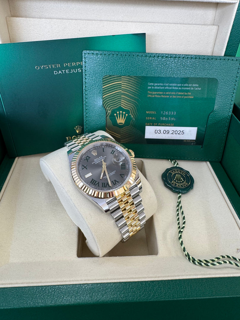 Rolex Datejust 41 Wimbeldon Dial 126333 2025 Jubilee