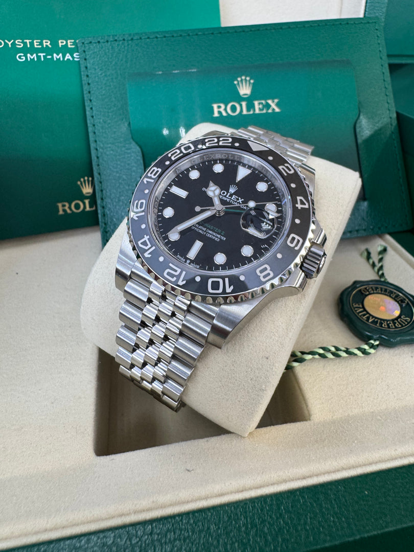 Rolex GMT-Master II "Bruce Wayne" 2025 126710GRNR Jubilee Stickers