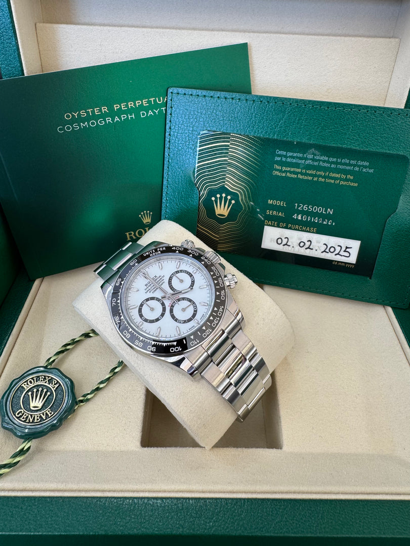 Rolex Daytona 126500LN 2025 "Panda" New Release