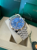 Load image into Gallery viewer, Rolex Datejust 41mm 126334 2025 Blue Roman Dial Jubilee
