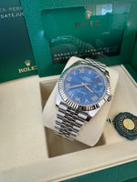 Load image into Gallery viewer, Rolex Datejust 41mm 126334 2025 Blue Roman Dial Jubilee
