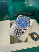 Load image into Gallery viewer, Rolex Datejust 41mm 126334 2025 Blue Roman Dial Jubilee
