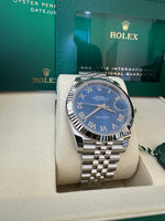 Load image into Gallery viewer, Rolex Datejust 41mm 126334 2025 Blue Roman Dial Jubilee
