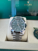 Load image into Gallery viewer, Rolex Datejust 41mm 126300 2025 Mint Green Jubilee
