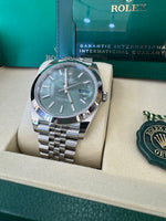 Load image into Gallery viewer, Rolex Datejust 41mm 126300 2025 Mint Green Jubilee
