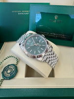 Load image into Gallery viewer, Rolex Datejust 41mm 126334 2025 Mint Green Dial Jubilee
