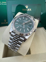 Load image into Gallery viewer, Rolex Datejust 41mm 126334 2025 Mint Green Dial Jubilee
