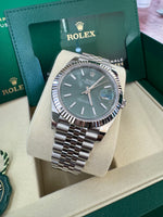 Load image into Gallery viewer, Rolex Datejust 41mm 126334 2025 Mint Green Dial Jubilee
