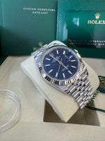 Load image into Gallery viewer, Rolex Datejust 41mm 126334 2025 Blue Index Dial Jubilee
