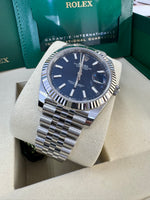 Load image into Gallery viewer, Rolex Datejust 41mm 126334 2025 Blue Index Dial Jubilee
