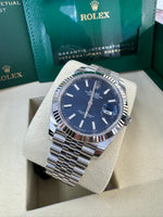 Load image into Gallery viewer, Rolex Datejust 41mm 126334 2025 Blue Index Dial Jubilee
