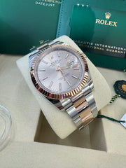 Rolex Datejust 41 Sundust Index Dial 126331 2025 Oyster