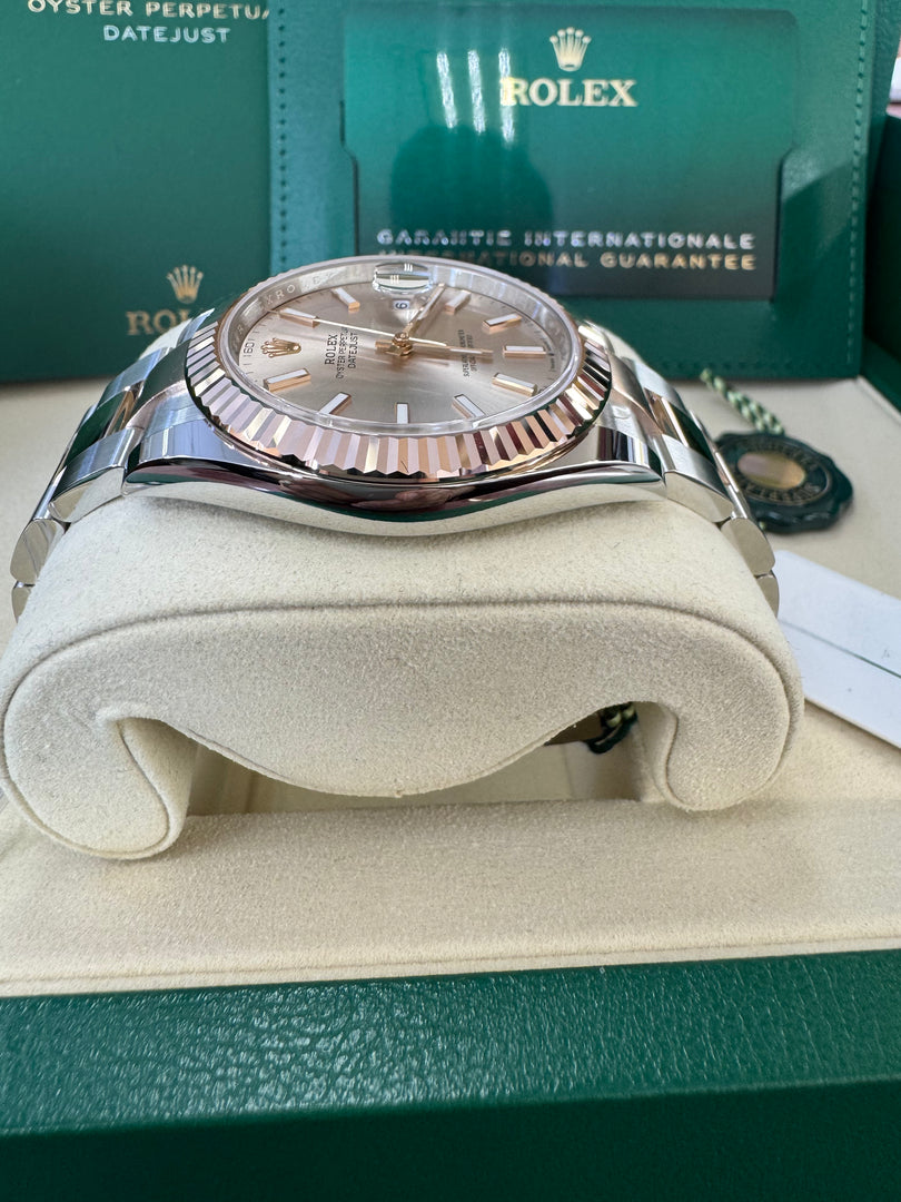 Rolex Datejust 41 Sundust Index Dial 126331 2025 Oyster