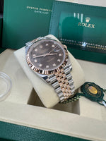 Load image into Gallery viewer, Rolex Datejust 41 Chocolate Diamond Dial 126331 2025 Jubilee
