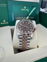 Load image into Gallery viewer, Rolex Datejust 41 Chocolate Diamond Dial 126331 2025 Jubilee
