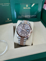 Load image into Gallery viewer, Rolex Datejust 41 Chocolate Diamond Dial 126331 2025 Jubilee
