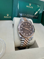 Load image into Gallery viewer, Rolex Datejust 41 Chocolate Diamond Dial 126331 2025 Jubilee
