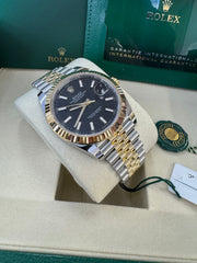 Rolex Datejust 41 Black Index Dial 126333 2025 Jubilee