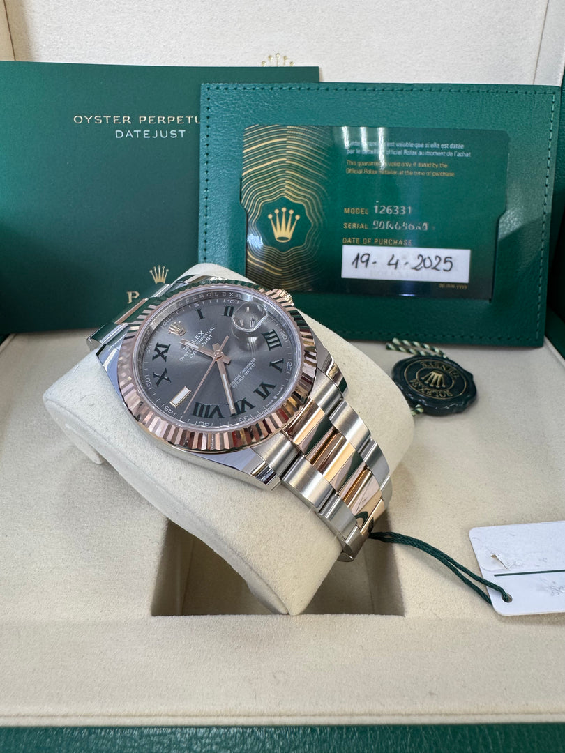 Rolex Datejust 41 Wimbeldon Dial 126331 2025 Oyster
