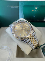 Load image into Gallery viewer, Rolex Datejust 41 Champagne Index Dial 126333 2025 Jubilee
