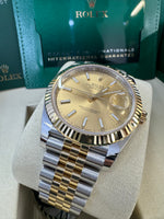 Load image into Gallery viewer, Rolex Datejust 41 Champagne Index Dial 126333 2025 Jubilee

