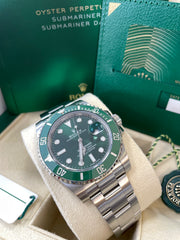 Rolex Submariner Date 116610LV Unworn Hulk Full Stickers